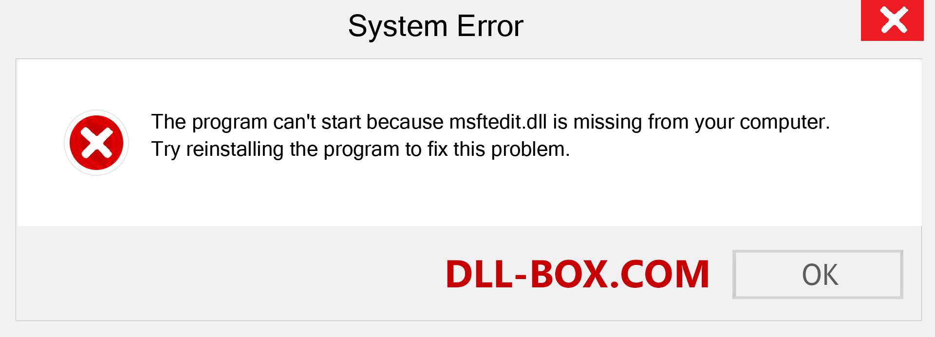  msftedit.dll file is missing?. Download for Windows 7, 8, 10 - Fix  msftedit dll Missing Error on Windows, photos, images